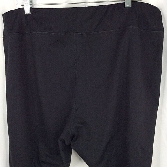 JMS Just My Size Active Capri Pants Womens Plus 3X 22W-24W Black Pull On Stretch - Picture 5 of 7
